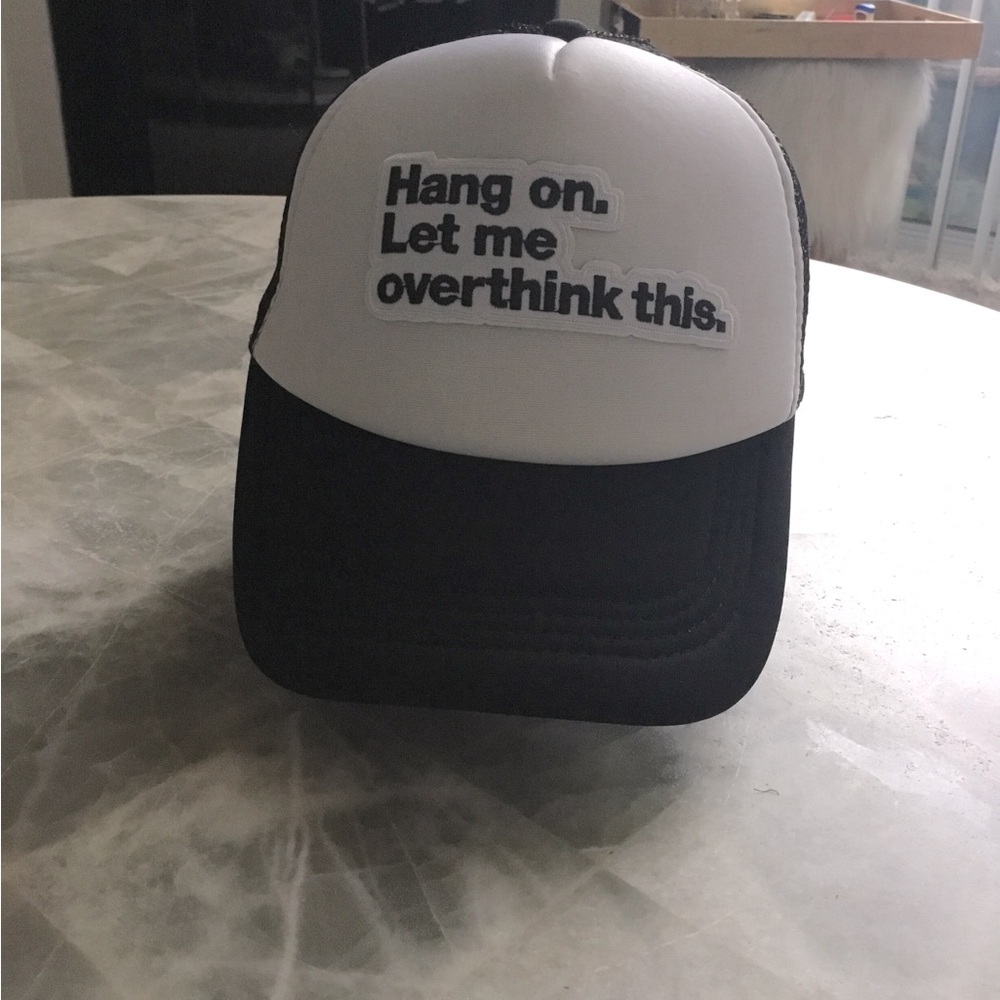 New Hang on let me overthink this trucker hat